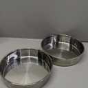 TeamFar Cake Pan Set of 2, 8 Inch Cake Pan Round Tier Tins Set Stainless Steel, Healthy & Heavy Duty, Mirror Finish & Easy Clean, Dishwasher Safe
