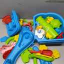4-Tier Water Table for Kids 3-5, Summer Outdoor Beach Sensory Activity Playset Kids Sand and Water Table Toys, 4-Tier 4-in-1 Water Table
