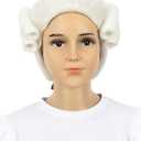 karlery Kids Long Curly White Judge Colonial Powdered Wig Halloween Costume Cosplay Wig