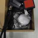 AIBOO Under Cabinet LED Black Cover Puck Lighting Kit with Touch Dimmer Switch for Kitchen Cupboard Closet Lighting (3 Lights,Warm White)