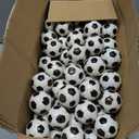 Mini Soccer Stress Balls 96 Pcs 2'' Inch Foam Sports Stress Ball Bulk for Kids Adults Small Soccer Party Favors Stress Anxiety Relief Relaxation Squeeze Ball for Party Decor School Carnival Reward