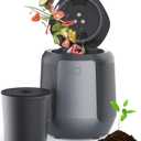 Electric Kitchen Composter, 4.2L Smart Countertop Food Recycler with Charcoal Filter, Indoor Compost Bin for Home Food Waste, Quiet Operation & Easy Cleaning, Eco-Friendly Compost Maker