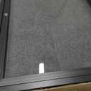 Outdoor Weatherproof Enclosed Fabric Bulletin Board,Noticeboard Case with Lockable Glass Door, Grey Felt,Black Aluminum Frame, 36x24 Inch (5xA4)