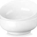 MALACASA Large Serving Bowls - 60 OZ (8") Salad Bowls Set of 2, White Mixing Bowls for Kitchen, Soup, Pasta and Dinner, Large Salad Bowls Set, Dishwasher & Oven Safe, Series REGULAR