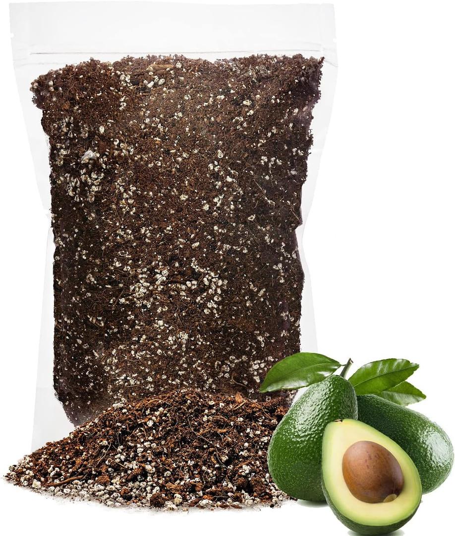Premium Organic Potting Soil for Avocado - (4 Quart Bag)