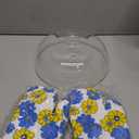 10 Inch Borosilicate Glass Microwave Splatter Cover for Food, All Glass Tall Splatter Guard Microwave Plate Light Serving Dish Covers Lid with Handle for Heating Food