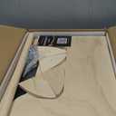 Woodure 4-in-1 Toddler Kitchen Step Stool, Foldable Learning Standing Tower with Blackboard, Wooden Kitchen Stool Helper for Kids, 1-3 Year Old Boy Girl Gifts