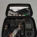 ikaufen S160 Drone with Built-in screen control, Camera for Adults RC Drone With HD Dual Camera WiFi FPV Foldable Quadcopter Aircraft +2 Battery (S160 screen control+2Batte Black1)