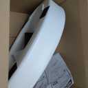 Carex Elongated Hinged Raised Toilet Seat, Adds 3.5 Inches of Height to Toilet, 300 Pound Weight Capacity, Toilet Seat Riser, Elevated Toilet Seat and Handicap Toilet Seat