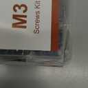 600 Pcs M3 Screws Assortment Kit, M3x 6/8/10/12/16/20/25/30mm M3 Screw Kits 12.9 Alloy Steel Nuts and Bolts Assortment Kit Black Zinc Plated Hex Socket Head Screws Nuts Bolts and Washers Set