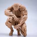 Fremego 1/12 Scale Male Action Figure,6inch Super Flexible Strong Muscular Figure Miniature Figures Body Doll with Interchangeable Hands and Accessories Collection (Pale Skin)