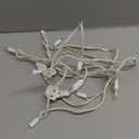 Novelty Lights Vintage Style T5 Warm White LED Christmas Lights, 11 Feet White Wire String of 10 Mini Bulbs, UL Listed Indoor/Outdoor Tree Lighting