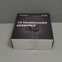 Wireless Headphones for TV with LED Display, TV Headphones Wireless for Seniors with Transmitter Charging Base, No Audio Delay Bluetooth V5.3, Plug and Play, Gift for Seniors/Hearing Impaired (Black)