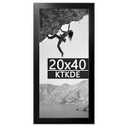 KTKDE 20x40 Poster Frame Black, Wooden Picture Frames with HD Plexiglass for Horizontal or Vertical Wall Mounting, Gallery Picture Frames and Art Prints Large Photo Frame