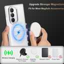 for Samsung Galaxy Z Fold 7 Case [Compatible with MagSafe], Built-in Camera Kickstand, Screen Protector & Hinge Protection, Full Body Slim & Light Magnetic Stand Phone Cover 5G, Silver