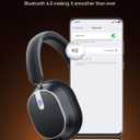 bmani Hybrid Active Noise Cancelling Headphones,120H Playtime Wireless Headphones Bluetooth 6.0 with Power Display, 6-Mic ENC Calls, 360 Spatial Audio Over Ear Headphones Headset for Travel Game