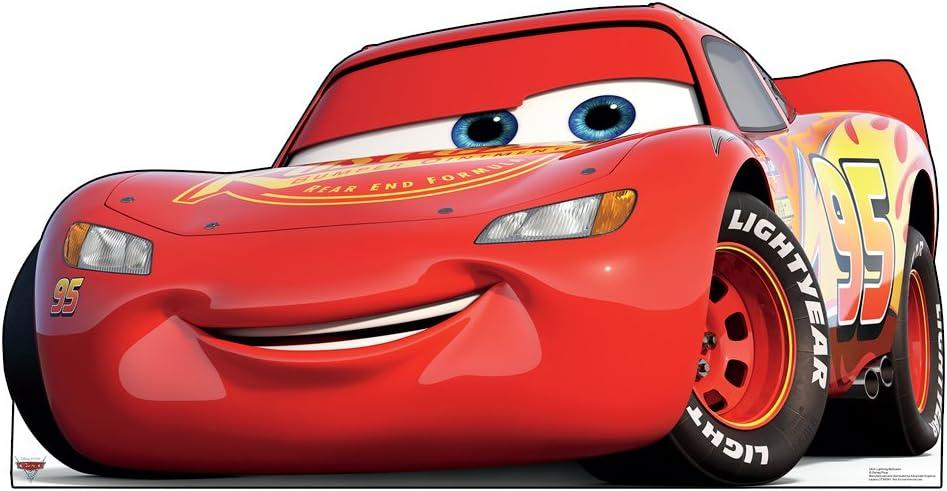 Cardboard People Lightning McQueen Cardboard Cutout - Cars 3, One Size