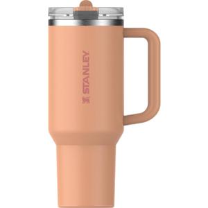 STANLEY Quencher ProTour Flip Straw Tumbler with Leakproof Lid | Built-In Straw & Handle | Cupholder Compatible for Travel | Insulated Stainless Steel Cup | BPA-Free (40 Ounces, Oasis Apricot)