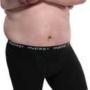 INNERSY Men's Big and Tall Boxer Briefs Cotton Moisture Wicking Underwear 4-Pack (XXXL)