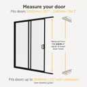 Hakuna Pets Dog & Cat Door for Sliding Glass Door - Mesh Screen Insert, Small