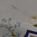 Laundry Room Rug Runner 47"x20" Non Slip Washable Floor Mat, Daisy Border with “WASH Dry FOLD Repeat” for Mudroom Entryway Kitchen Landing Decor