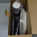 Juvale 144 Piece Black Party Supplies - Serves 24 Disposable Black Paper Plates, Napkins, Cups, and Cutlery, Ideal Party Table Decorations for Birthdays, Halloween Parties & Graduation