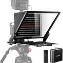 NEEWER Teleprompter X17 II with RT113 Remote/APP Control, 17" HD Beamsplitter All Metal Frame Upgraded Camera Mount QR Plate Compatible with Manfrotto 501PL iPad iPhone, Max Load 44.1Ib, Assembly Free