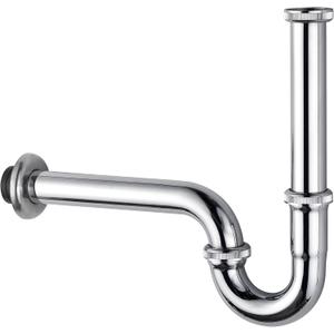ZM Brass 1-1/4" P-trap Pipe, Adjustable Height Sink Waste Drain Kit, Chrome