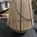 YAKii 1 Pack Solar Lantern Hanging Waterproof Outdoor Handmade Solar Lamp with Plastic Rattan Design Bohemian Style Decoration for Garden Yard Patio Porch Trees Lawn Pathway Decor