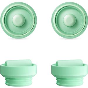 2pcs Duckbill Valves and 2pcs Diaphragm Compatible with Elvie Stride Pump Replacement Parts, Replace for Elvie Pump Valves Diaphragm Parts Accessories