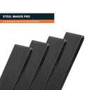 4Pack 1084 Steel Flat Stock 12"x1.5"x1/8" Knife Blanks for Knife Making Forging Steel Forge Metal for Blacksmithing
