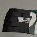 Trideer Non-Stretch Stretching Strap Yoga Strap for Rehab Physical Therapy Equipment  Not Resistance Bands, Hamstring, Leg & Back Stretcher for Recovery & Mobility (Black)