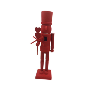 Wooden Christmas Nutcracker, 36.5 cm, Christmas Nutcracker Doll, Red