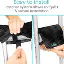 Vive Premium Crutch Pads & Hand Grips - Comfortable, Breathable, Machine Washable Padding - Moisture Wicking & Odor Reducing Pillow Accessory Covers for Adult & Youth Walking Crutches