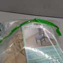 Genina Waterproof Chair Seat Covers Dining Room Chair Covers Stretch Seat Cover for Dinning Room Chair Protector Slipcovers for Kitchen, Hotel (6, Flower Pattern-Khaki)