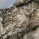 Luxury Plush Faux Fur Throw Blanket, Long Pile Brown with Black Tipped Blanket, Super Warm, Fuzzy, Elegant, Fluffy Decoration Blanket Scarf for Sofa, Armchair, Couch and Bed, 60''x 80''