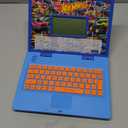 Lexibook Hot Wheels, Educational and Bilingual Laptop in English/Spanish, Toy for Children with 124 Activities to Learn, Play Games and Music, Blue, JC598HWi2