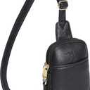 INICAT Anti Theft Crossbody Bags for Women Small Sling Bag Travel Essentials Fanny Packs Cross Body Purses Birthday Gifts (Rfid Smoky Black), Size: Small