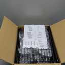 smusei Water Bottle Organizer Rack 4 Tier Free Standing Bottled Water Storage Organizer for Floor, Metal Beverage Soda Can Dispenser Shelf Holder Stand for Kitchen Pantry Office, Black