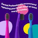 BURST Genuine Replacement Heads for Kids Electric Toothbrush (Purple/3 Pack) | Perfect Fit | Ultra Soft Bristles | 9 Months of Supply