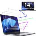 3 Pcs 14 Inch Anti Blue Light Screen Protector Compatible With Lenovo Hp Dell Acer Asus Samsung etc Laptop-16:10 Aspect, 14" Computer Monitor Glare Filter Uv Blocker Shield Cover Eye Protection Film