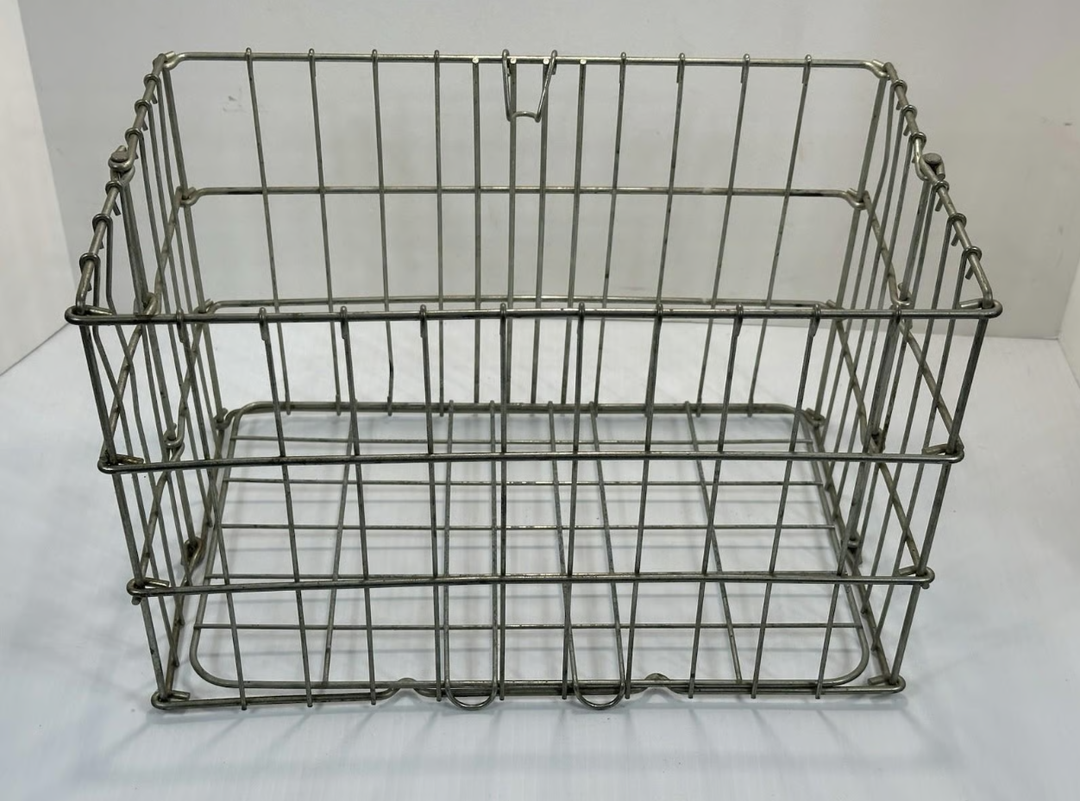 G.E.T. Heavy Duty Iron Wire Utility Storage Basket/Bin 14" x 7" x 9"