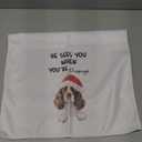 QWZDRHYJI Christmas French Bulldog Kitchen Towels, French Bulldog Gifts Dish Tea Towels for Kitchen, Funny Christmas Frenchie Dog Decorative Hand Towels for Bathroom, 16x24 Inch