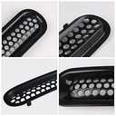 7PCS Car Grill Inserts, Black Front Mesh Grille Cover Guard Clip, Clip-on Grille Front Mesh Grille Inserts Fit for 2007-2017 Jeep Wrangler JK JKU Unlimited Sport Freedom Rubicon Sahara