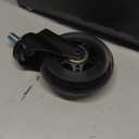 3" Thread Screw in Office Chair Caster Wheels, 3/8"-16x1(Not Metric M10), Safe for All Floors, PU Rubber Furniture,Carts Stem Caster Wheels,No Scratch,650Lbs Weight Capacity