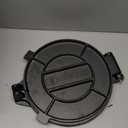 SIRCLES Tortilla Press 12 Inch Cast Iron - Extra Large, Heavy Duty 12 Inch Tortilla Press - Ebook Tortilla recipes - 5 Non-Slip Rubber Feet - Pre-Seasoned - Prensa Para Tortillas De 12 Pulgadas Grande