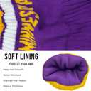 Kids Beanie Hat with Pom,Children Warm Knitted Pompom Hat,Boys Girls Beanie Cap&Winter Hat,Knitted hat Gift for Fans. (Minnesota)