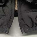 TACVASEN Men's Puffer Jacket Hooded Sherpa Lined Water Resistant Windproof Insulated Jacket Warm Winter Puffy Coat (Large, Black)