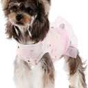 Etdane Dog Period Diapers Small Dog Sanitary Panties Period Suit for Male Female Dogs Diaper Cover for Heat Pink Koala/L