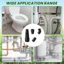 HVAC Wet Vac Tool, Universal A/C Cleaner for Clogged Pipes with 3/4" & 1" PVC Connectors